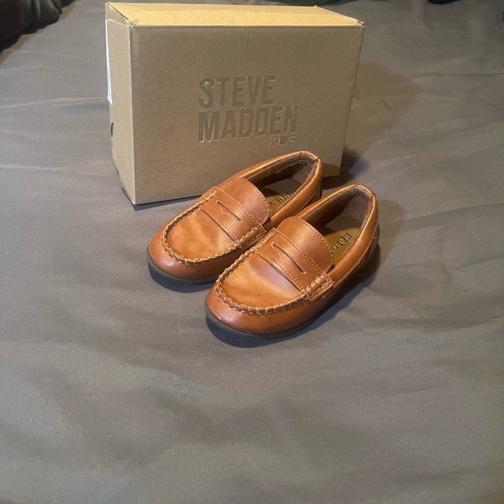 Toddler Steve Madden Brown Loafers Size 10c